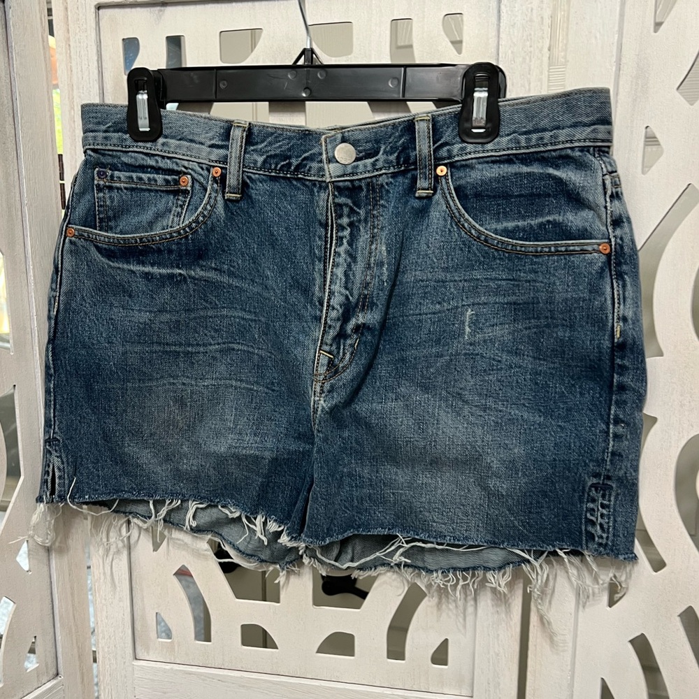 Gap 1969 High Rise Cutoff Denim Shorts